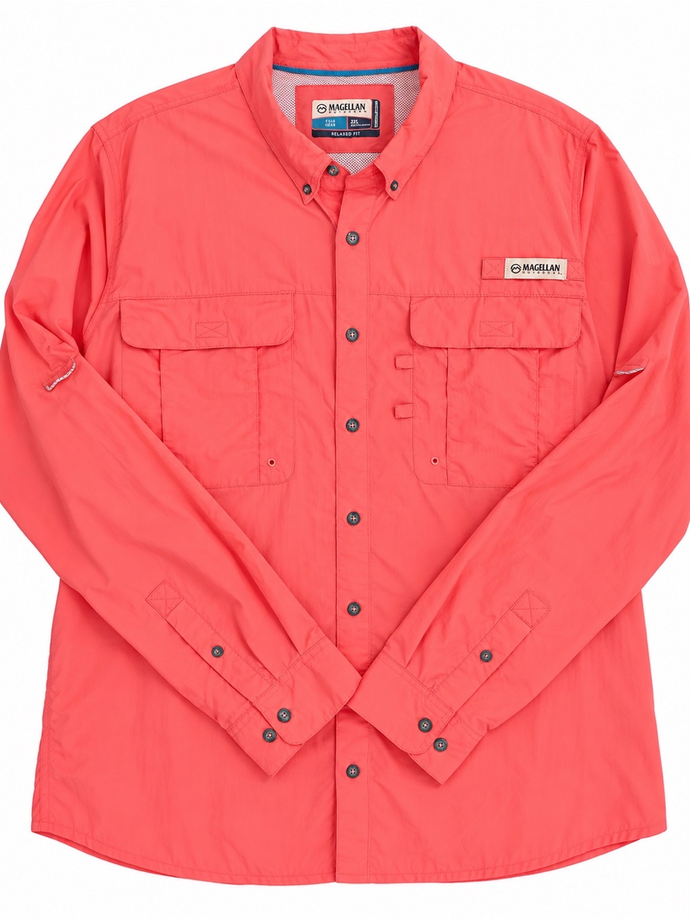 Magellan Outdoors Coral Long-Sleeve Utility Shirt Jacket 2XL